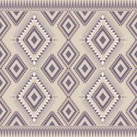 Ethnic folk geometric seamless pattern in brown tone in vector illustration design for fabric, mat, carpet, scarf, wrapping paper, tile and more