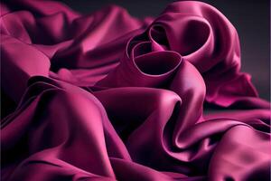 illustration of soft magenta, pink fabric photo