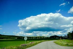 Scenic rural landscape photo