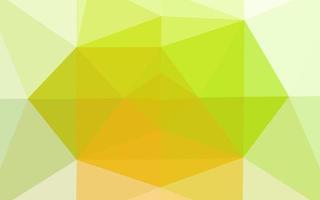 Light Green vector polygonal template.