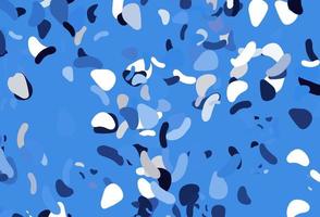 Light blue vector background with abstract forms.