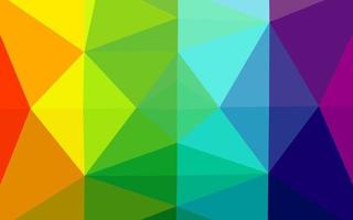 Light Multicolor, Rainbow vector low poly layout.