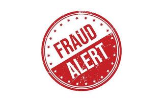 Fraud Alert Stamp Seal Vector Illustration