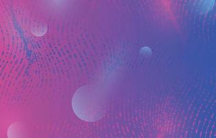 Wavy Gradient Dots Halftone Background vector