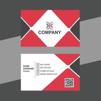 Creative business card design service vector