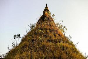 Ancient Buddhist temple in Asia photo