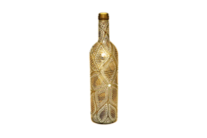 Yellow bottle isolated on a transparent background png
