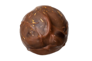 Chocolat Balle isolé sur une transparent Contexte png