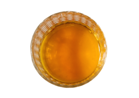 Orange Glas isoliert auf ein transparent Hintergrund png