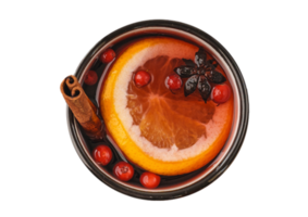 Red summer drink isolated on a transparent background png
