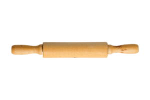 Wooden roller isolated on a transparent background png