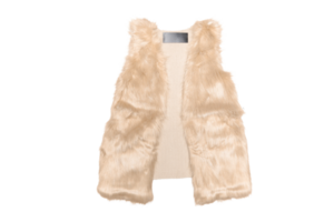 Beige jacket isolated on a transparent background png