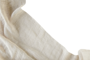 bege tecido pano isolado em uma transparente fundo png