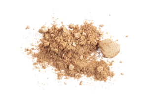 Brown crushed makeup isolated on a transparent background png