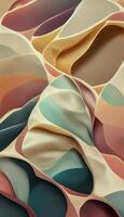 illustration of Creamy colors, seamless textile full-drop repeated surface pattern, repeat patterns, geometric. Abstract background in creamy pastel colors, alcohol ink art photo