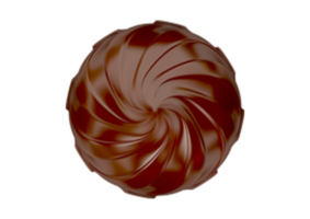 Chocolat petit gâteau isolé sur une transparent Contexte png