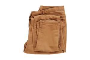 Beige pants isolated on a transparent background png