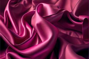 illustration of soft magenta, pink fabric photo