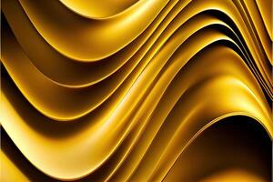 illustration of golden wavy abstract layer background, gain and metal photo