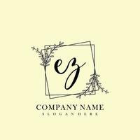 EY Initial beauty floral logo template vector