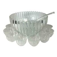 1940s-50s Heisey Crystal Punch Bowl photo