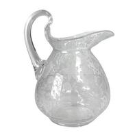 1930s-50s Cambridge Wildflower Crystal Pitcher photo