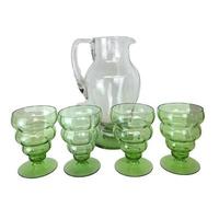 1935 Fostoria Crystal Pitcher Set photo