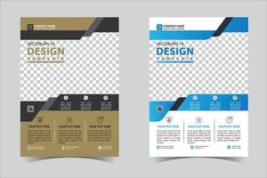 Gray and Black business annual report brochure flyer design template vector, Leaflet cover presentation abstract geometric background, modern publication poster magazine, layout in A4 size Free Vector