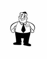 Big Hefty Manager vector