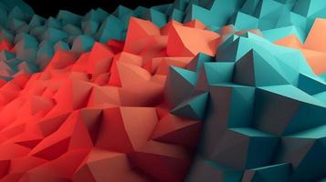 Abstract Geometric 3D Rendered Background photo