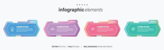 infografía elementos datos visualización vector