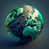 Earth globe Planet Save earth Go green photo