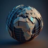 Save earth theme globe planet photo