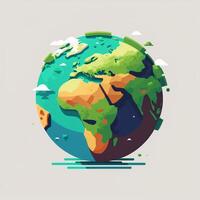 Save earth theme globe planet photo