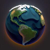 Save earth theme globe planet photo