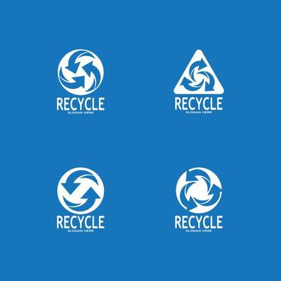 Recycle Icon - Recycling Symbol Reuse Vector Graphics Logo