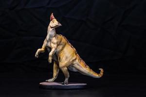 The Olorotitan  dinosaur  in the dark photo