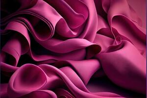 illustration of soft magenta, pink fabric photo