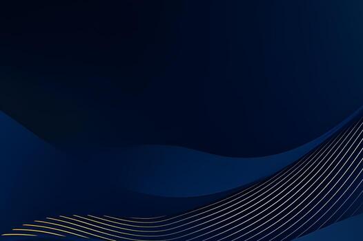 3d modern wave curve abstract presentation background. Luxury paper cut background. Abstract decoration, golden pattern, halftone gradients, 3d blue dark background illustration. photo