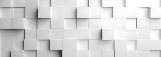 geometric background with white squares of paper background. photo