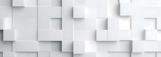 geometric background with white squares of paper background. photo