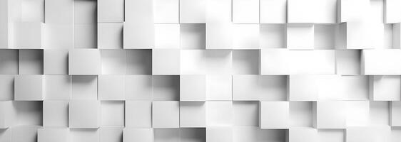 geometric background with white squares of paper background. photo