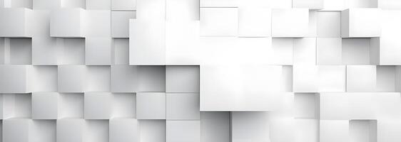 geometric background with white squares of paper background. photo