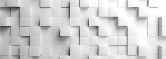 geometric background with white squares of paper background. photo