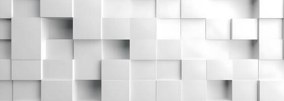 geometric background with white squares of paper background. photo