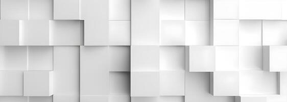 geometric background with white squares of paper background. photo