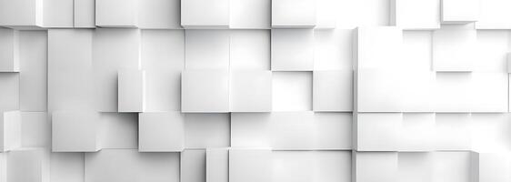 geometric background with white squares of paper background. photo