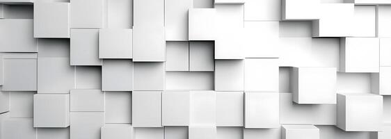 geometric background with white squares of paper background. photo