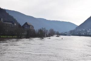 invierno inundar de el mosel foto