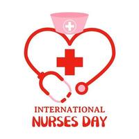 International nurse day concept with vector element. doctor medical background photo